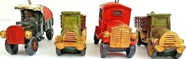 Work Truck Christmas Ornaments  Resin 3 to 3 1/2&quot; x 1 1/4 &amp; 2&quot; x 1&quot; Set ... - $14.01