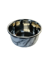 Hydro Selecta Dog Bowl Pet Bowl w/ Silicone Feet &amp; HydroFilm 450ML Marble - £18.89 GBP