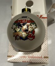 Piitsburgh Pirates + Cleveland Indians 1999 Interleague Christmas Ornament - £12.89 GBP