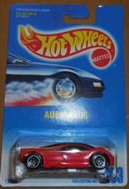 1992 Hot Wheels &quot;Audi Avus&quot; Collector #453 Mint Car On Sealed Card - £3.75 GBP