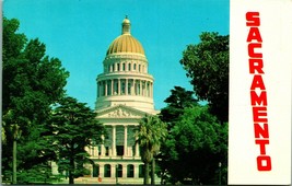 California State Capitol Building Sacramento CA UNP Chrome Postcard  - £2.34 GBP