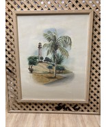 Florida Jupiter Lighthouse Painting C Black - $410.39 CAD