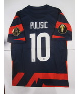 Christian Pulisic USA USMNT 2021 Gold Cup Stadium Blue Red Away Soccer J... - $109.72 CAD