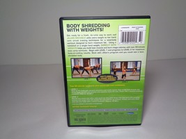 Jillian Michaels SHRED-IT WITH WEIGHTS New DVD High-Intensity Body Sculp... - £27.18 GBP