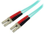 StarTech.com 1m (3ft) LC/UPC to LC/UPC OM3 Multimode Fiber Optic Cable, ... - £22.43 GBP