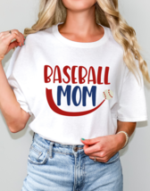 Baseball Mom Graphic Tee T-Shirt for Moms Mothers - £18.16 GBP