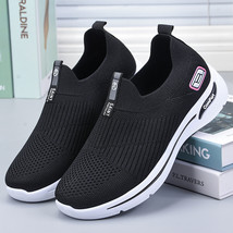 Women Sneakers Summer Breathable Light Casual Flats Shoes For Women Slip On Sock - £25.28 GBP