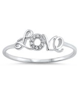 LOVE crystal sterling silver toe ring - $273.40 MXN