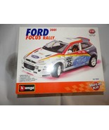 Burago Ford Focus WRC Rally 2001 Metal Model Kit 1:18 Scale Die Cast - $1,151.34 MXN