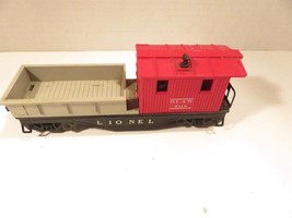 LIONEL POST-WAR TRAINS 6119 WORK CABOOSE - PLASTIC TRUCKS- GOOD- 0/027- M9 - $9.45