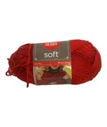 1 SKEIN RED HEART SOFT YARN! COLOR: REALLY RED 5 OZ 256 YDS 100% ACRYLIC  - £11.02 GBP