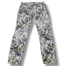 Madewell Jeans Size 29 30x28 Madewell Skinny Skinny Ankle Jeans  Stretch Floral  - £26.43 GBP