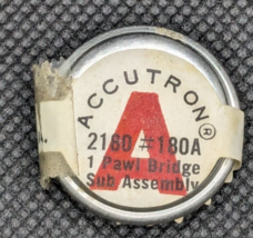 NOS NEW Bulova Accutron 2180 Pawl Bridge Sub Assembly Part #180A - $13.85