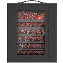 Minifigures Display Case 40K Army Action Figure D&amp;D Miniature Black Carr... - $1,723.47 MXN