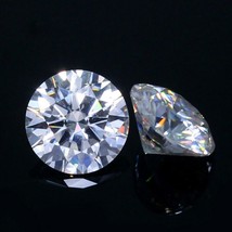 3mm 5Pcs Round Brilliant Cut Cubic Zirconia Diamond Loose Gemstone - $8.44