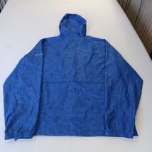 Columbia C2113MO Women's Blue Camo Flash Forward Windbreaker Hoodie Jacket Sz M image 2