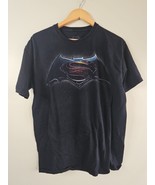 Batman v Superman: Dawn of Justice Combined Logo T-Shirt, Men&#39;s L, Black - €12,83 EUR