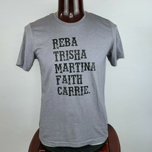 Women Of Country (Reba Trisha Martina Faith Carrie) Large T-Shirt - $19.79