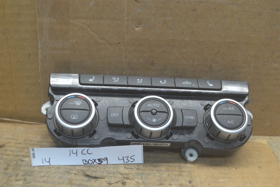 2014 Volkswagen CC AC Temperature Climate 3AA907044CC Control 435-14 Bx 59 - $21.55