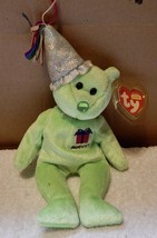 TY Beanie Baby August Teddy Birthday Bear 8&quot; 2002 Mint Tag Stuffed Anima... - $7.99