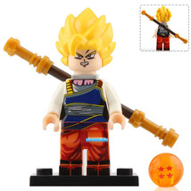 Goku Dragon Ball Saiyan Custom Printed Lego Compatible Minifigure Brick ... - $2.99