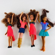 Mattel McDonalds Lot of 4 Small Barbie Dolls Girls Pretend Play Toys - £7.89 GBP