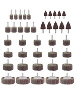 Eight Sizes Of 40-Piece Abrasive Flap Wheel Sanders, 80 Grit 1/4-Inch - $43.92