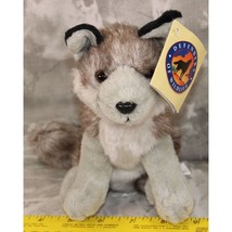 Grey Wolf Conservation Critters Plush Stuffed Animal 6&quot; Wildlife Artists... - $9.75