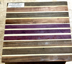 One Beautiful Horizontal Laminated Bowl Blank Wood Lumber 10&quot; X 10&quot; X 3&quot; Ll - $89.05