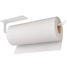 Paper Towel Holder Under Cabinets, Self-Adhesive And Drilled Paper Towel Holder  - £12.73 GBP