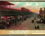 Terminus of Subway &amp; Elevated Philadelphia Pennsylvania PA UNP DB Postca... - $2.92