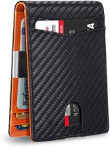 2022 New Men&#39;s Multi-card Wallet Business Wind Anti-theft Magnetic Brush Thin Ca - £31.89 GBP