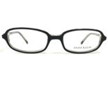 Anne Klein Eyeglasses Frames AK8018 K5162 Black Clear Rectangular 50-18-140 - $51.21