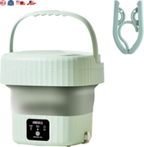 6L Portable Folding Mini Washing Machine for Travel, Dorms, and Small Loads New - £38.64 GBP