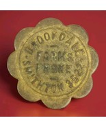 VINTAGE SMITHTON MISSOURI TOKEN - BROOKDALE FARMS - GOOD FOR ONE QUART MILK - £10.98 GBP