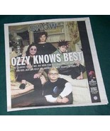 OZZY OSBOURNE SHOW NEWSPAPER SUPPLEMENT VINTAGE 2002 - $474.98 MXN