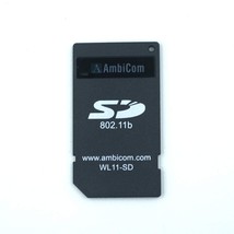 Genuine  AmbiCom WL11-SD 802.11B 11MBPS SDIO SD Wi-FI Card Made in Taiwan - £18.61 GBP