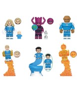 6pcs Fantastic Four Galactus Reed Susan Johnny Thing Minifigures Minifig... - $328.58 MXN
