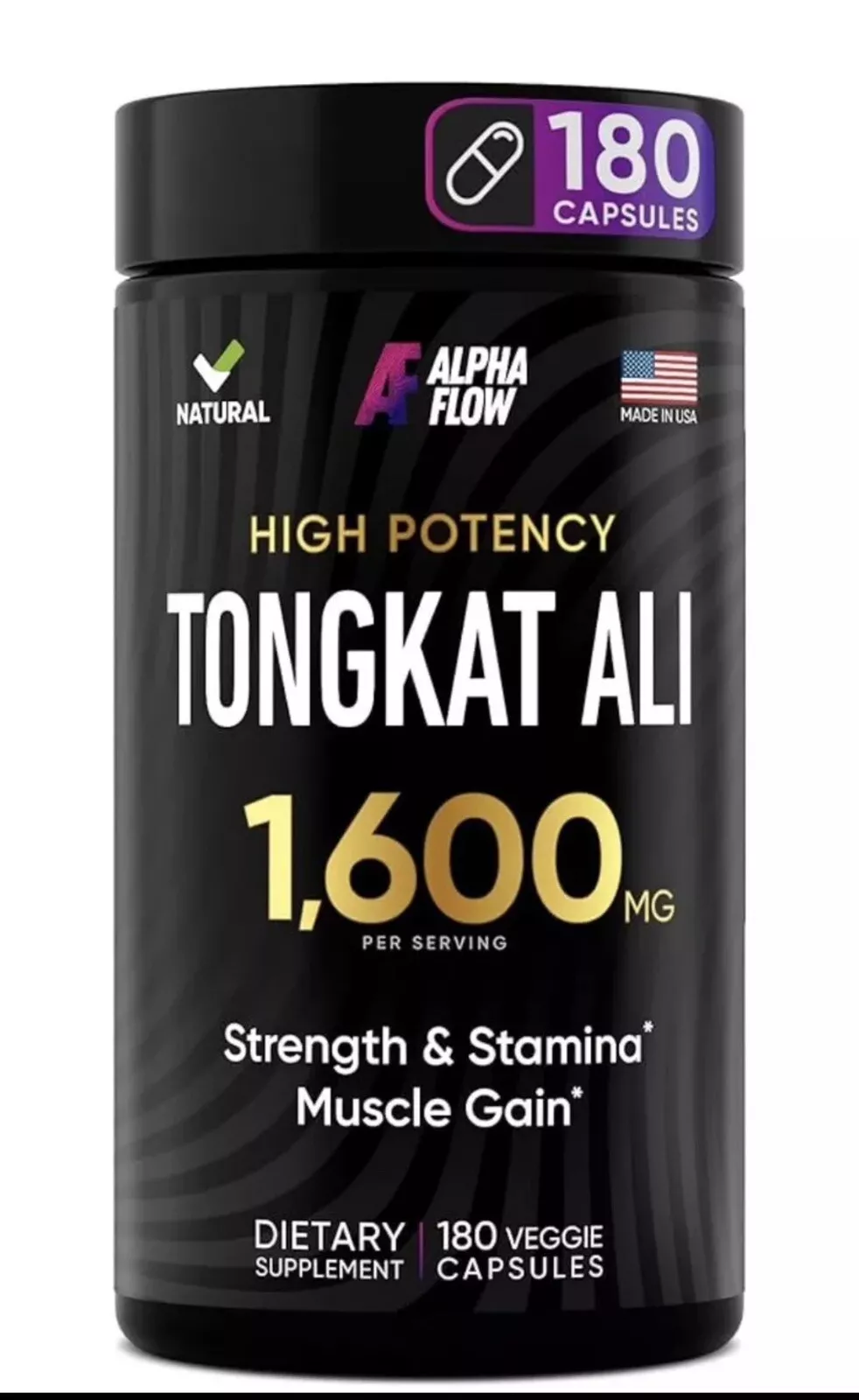 TONGKAT High Potency 1,600MG Energy Stamina - $358.35 MXN