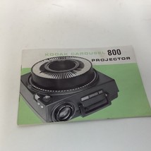 Genuine Kodak Carousel 800 Slide Projector Instruction Manual 634330 USA - $14.17 CAD