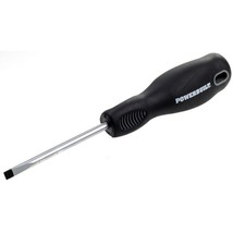 Powerbuilt 3/16 x 3 Inch Slotted Screwdriver with Double Injection Handle - - £13.82 GBP