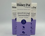 The Honey Pot Company  Soothing Lavender Vulva Cream 1oz. Lot Of 3 New/S... - $21.18