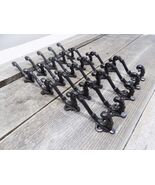 20 BLACK COAT HOOKS HAT MUG CUP ROBE WALL MOUNTED PEGS HOLDER BATH HALL ... - $678.54 MXN