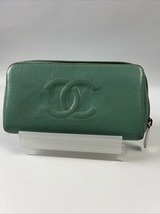 Chanel Timeless Continental CC Wallet, Authentic, Good Condition, Green - $475.00 Chanel Timeless Continental CC Wallet, Authentic, Good Condition, Green - $475.00