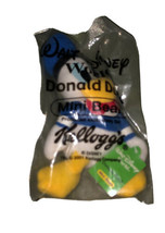 Kellogg&#39;s 2001 Walt Disney World Donald Duck Mini Bean 4&quot; Plush Toy New Sealed! - £3.89 GBP