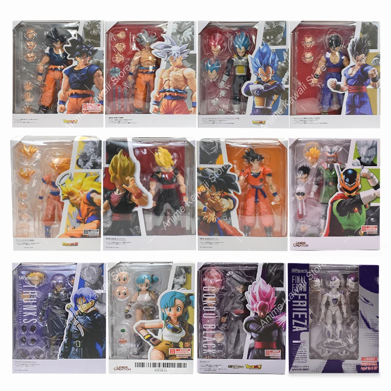  dragon ball z action figure son goku gohan frieza vegeta trunks bulma super saiyan bdz thumb200