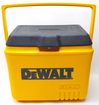 DeWalt Tools Black/Yellow Small Personal Cooler Rubbermaid Lunchbox 11x11x8 Inch - £19.81 GBP