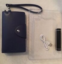 Lodis Leather Smartphone Wristlet /Wallet with universal charging stick ... - $1,066.11 MXN