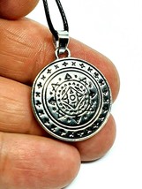 Collana con ciondolo a forma di mandala di fuoco, amuleto spirituale a... - £4.97 GBP