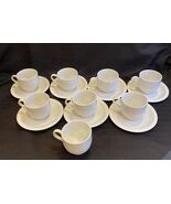 Bareuther Waldsassen Bavaria Demitasse Cups and Saucers White Lot of 7 +... - $1,046.78 MXN